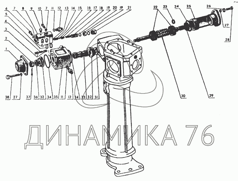 Гидроусилитель руля ГУР тр. МТЗ-50, -80, -82, с дв. Д-240 (70-3400020), новый